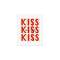 DENY Designs Kiss The Chef Art Print
