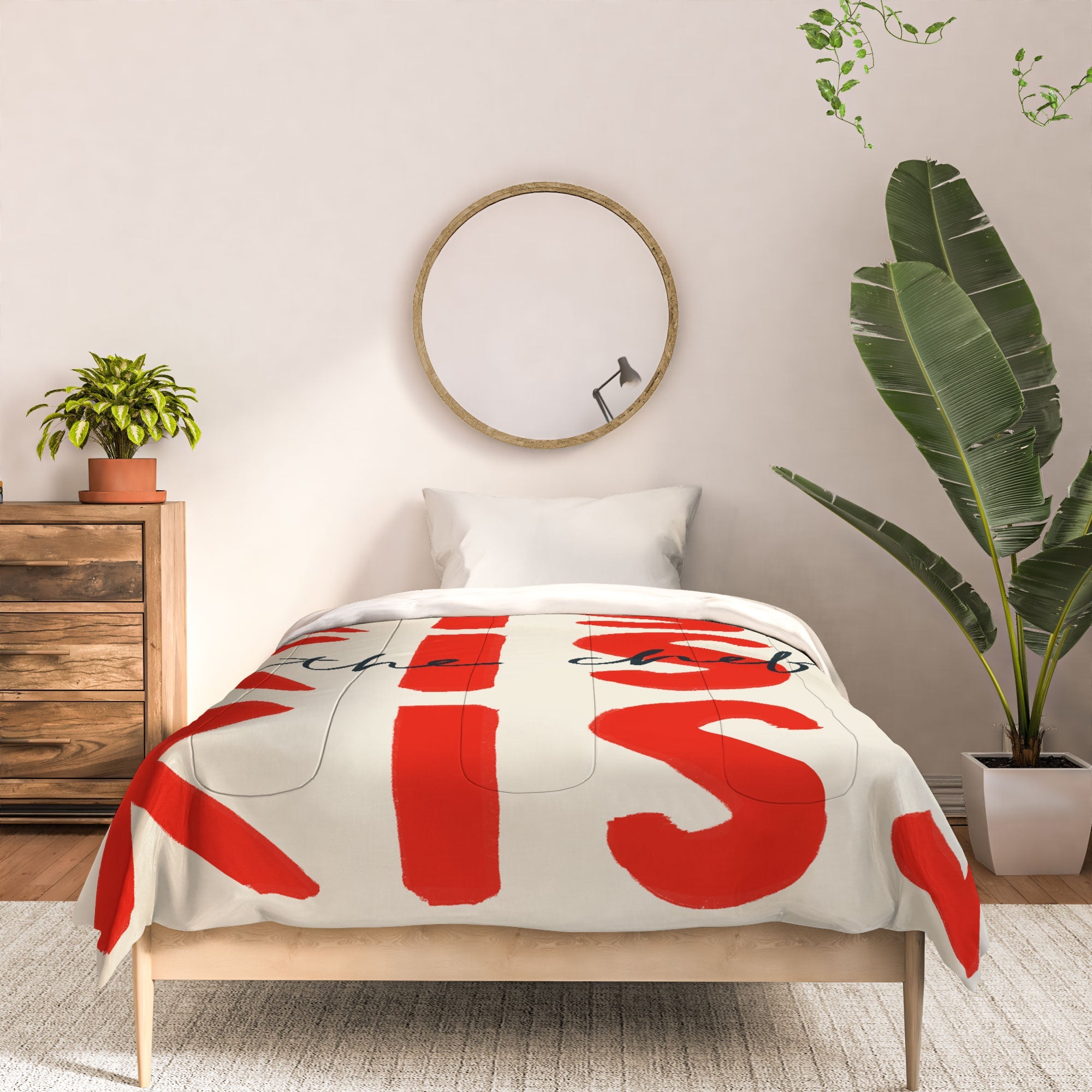 DENY Designs Kiss The Chef Comforter