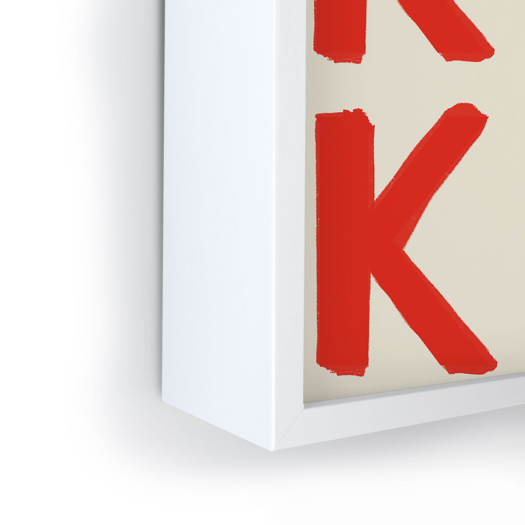 DENY Designs Kiss The Chef Framed Mini Art Print