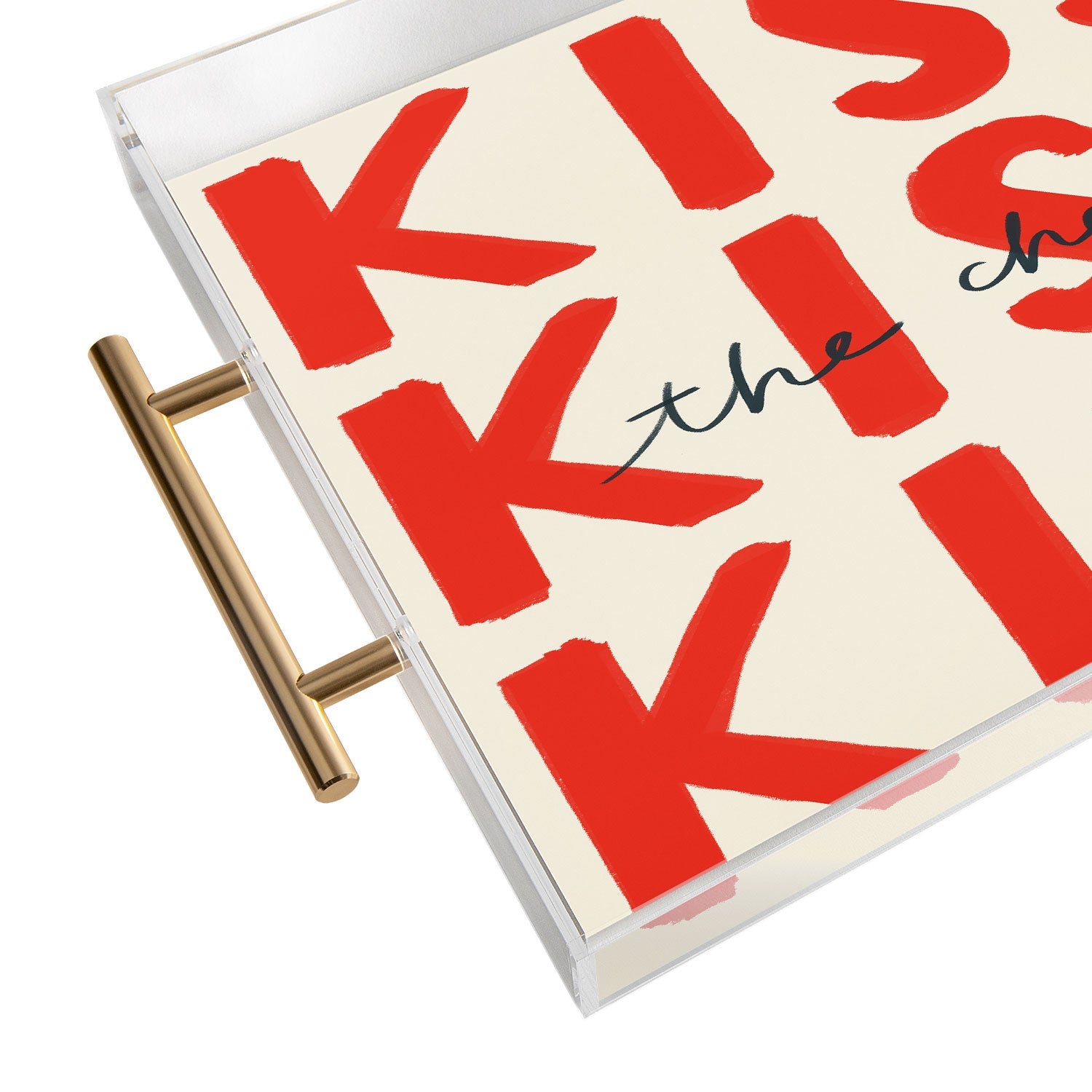 DENY Designs Kiss The Chef Acrylic Tray