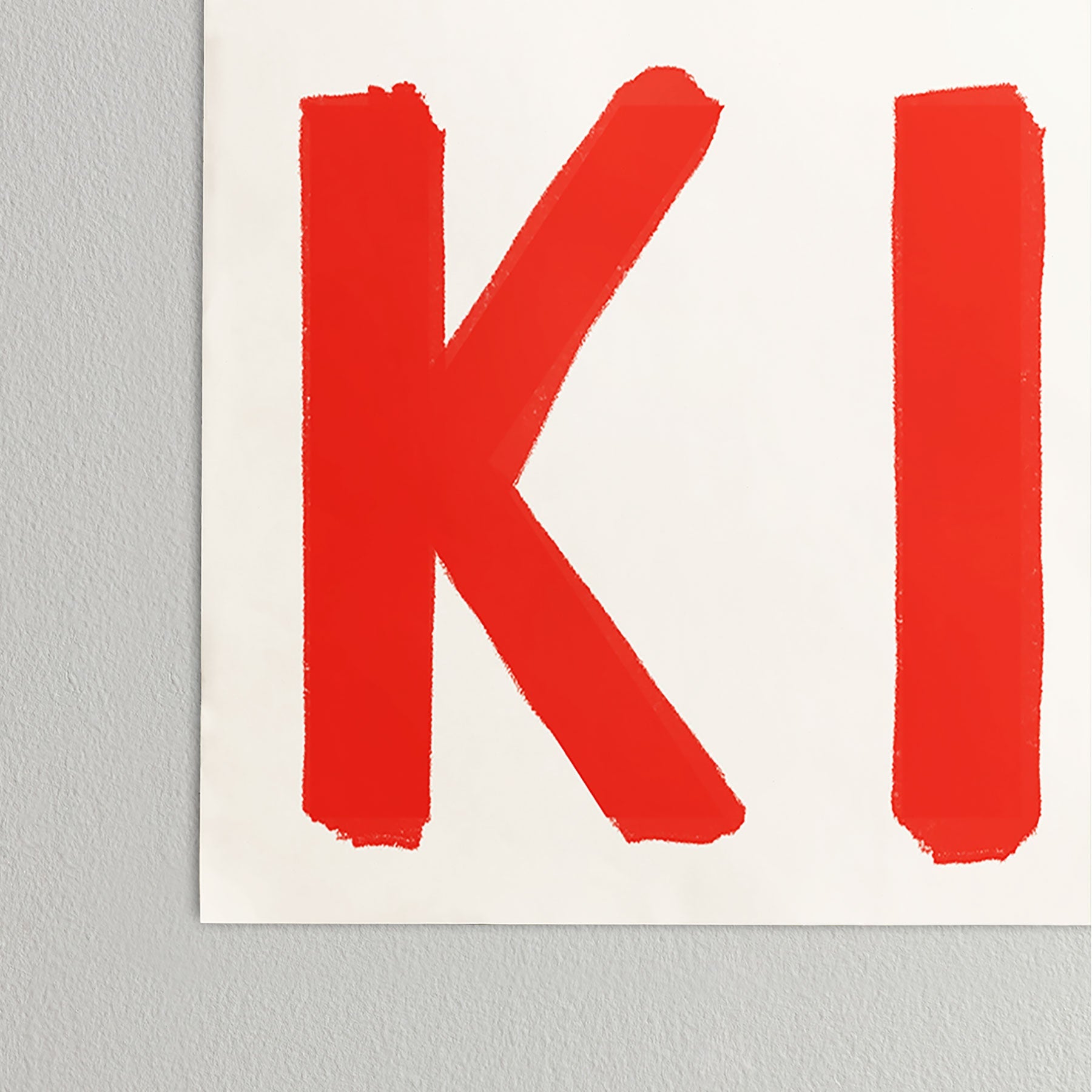 DENY Designs Kiss The Chef Poster