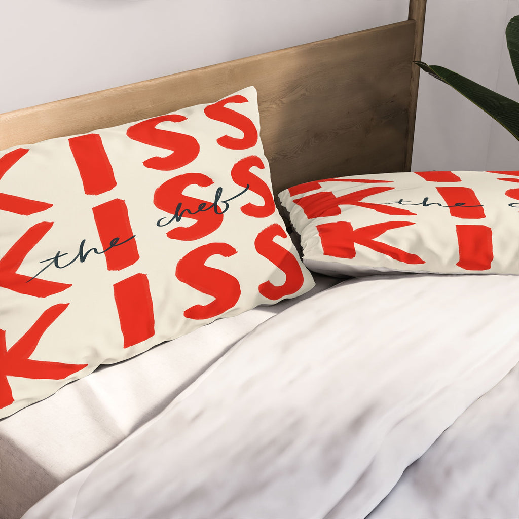 DENY Designs Kiss The Chef Pillow Shams
