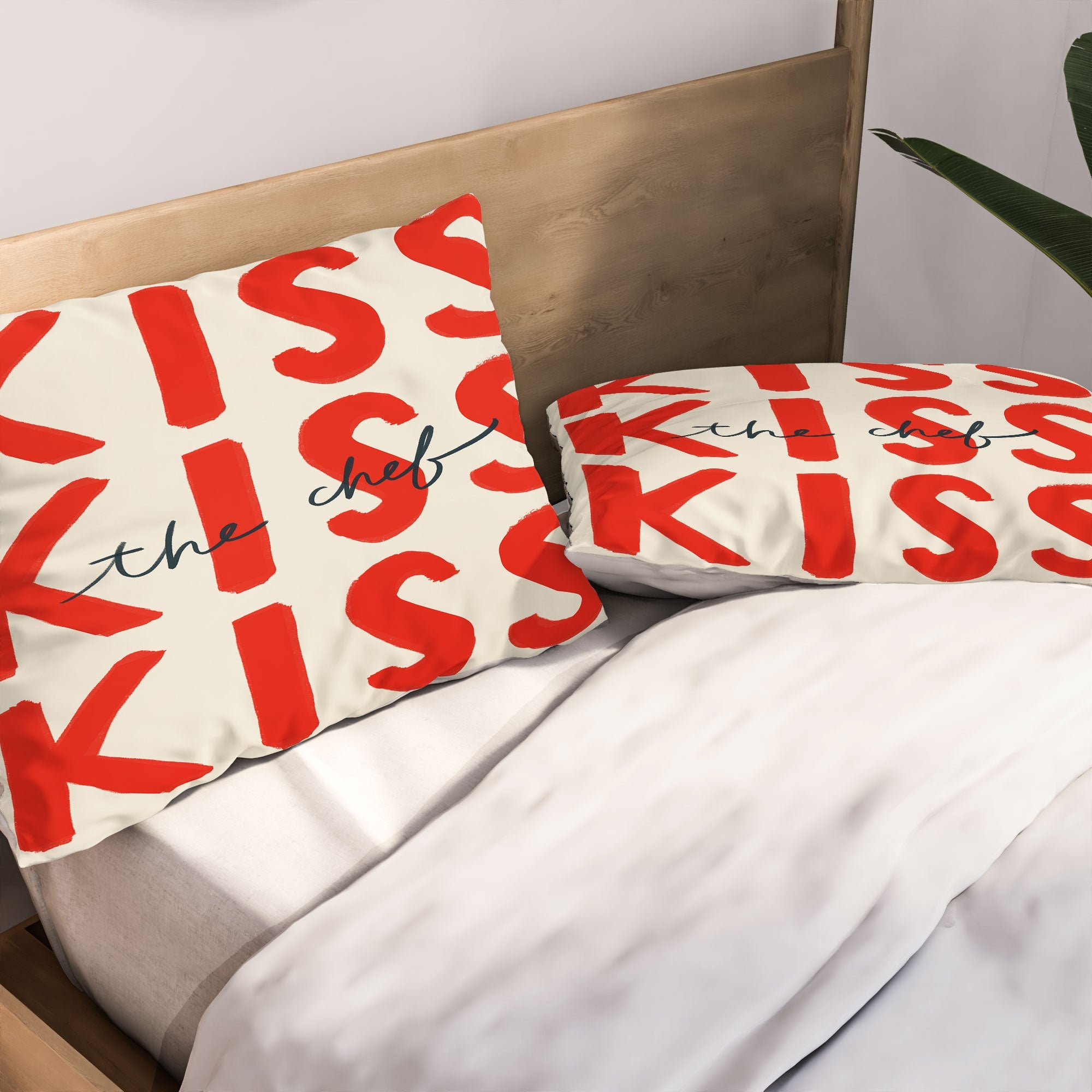DENY Designs Kiss The Chef Pillow Shams