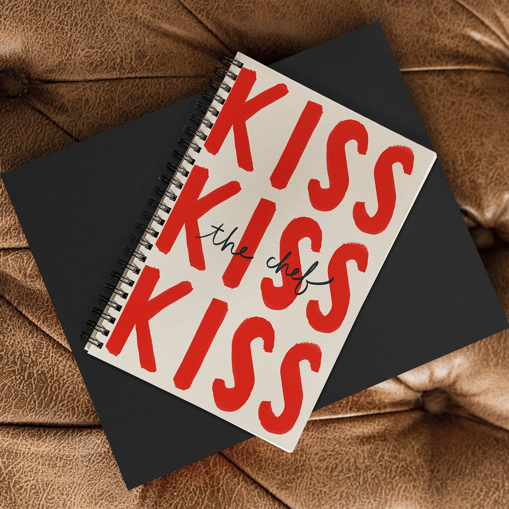 DENY Designs Kiss The Chef Spiral Notebook