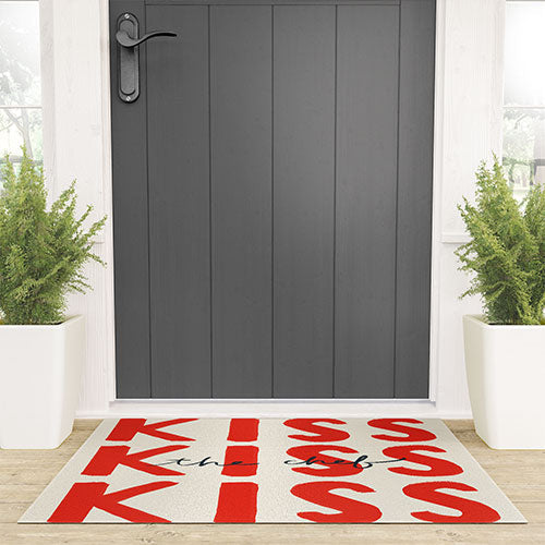 DENY Designs Kiss The Chef Welcome Mat