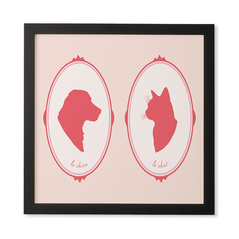 DENY Designs kit cameo Framed Wall Art