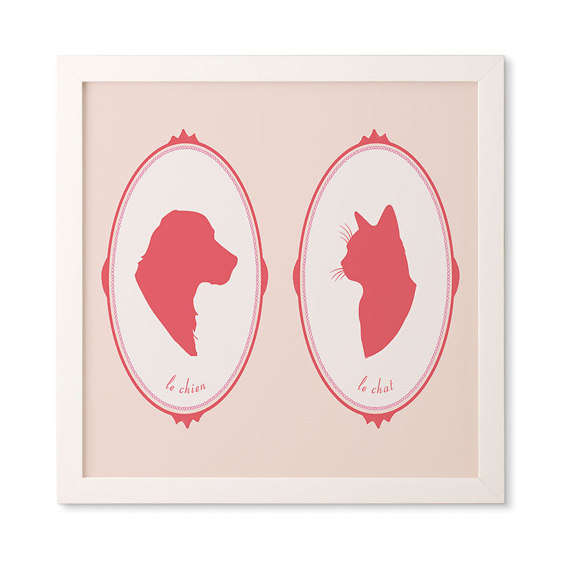 DENY Designs kit cameo Framed Wall Art