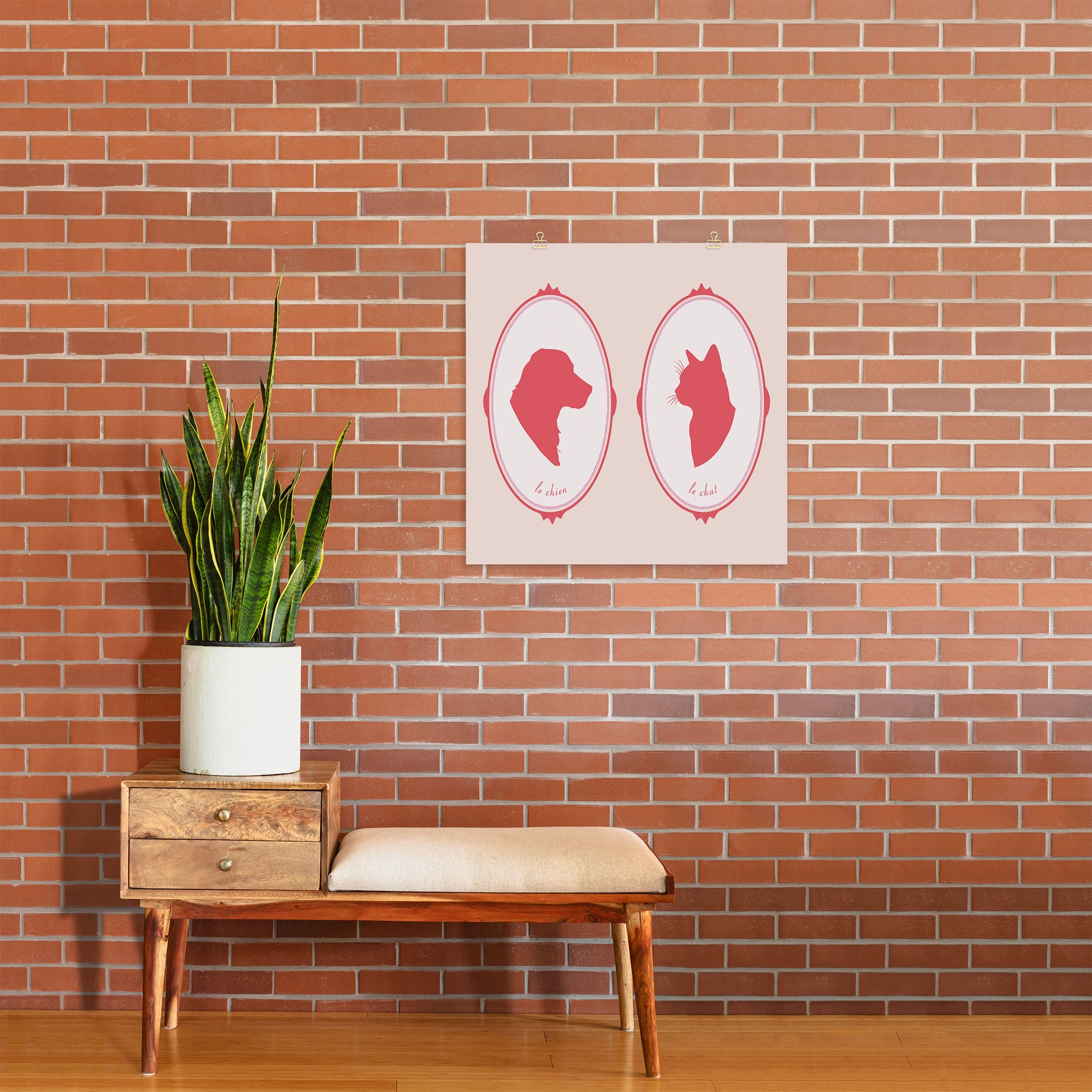 DENY Designs kit cameo Art Print