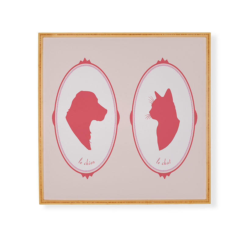 DENY Designs kit cameo Framed Wall Art