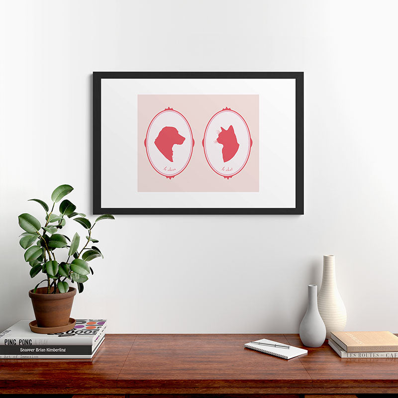 DENY Designs kit cameo Framed Art Print