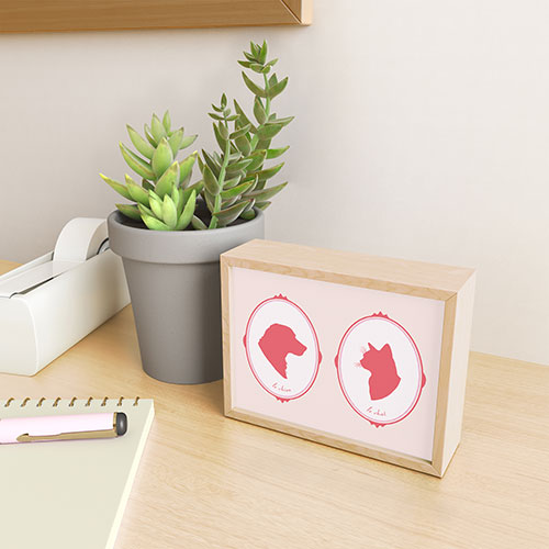 DENY Designs kit cameo Framed Mini Art Print