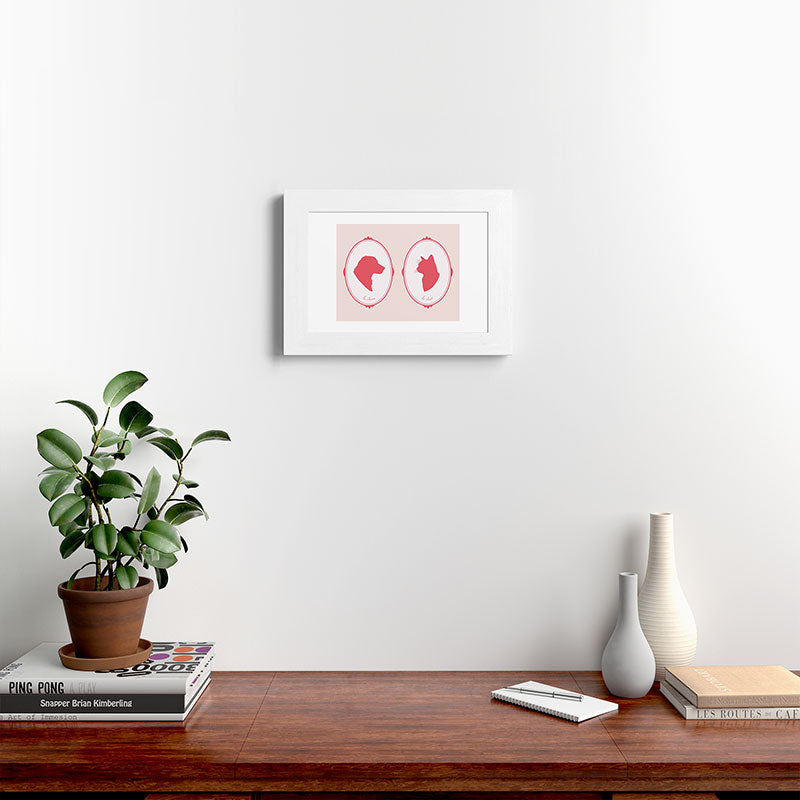 DENY Designs kit cameo Framed Art Print