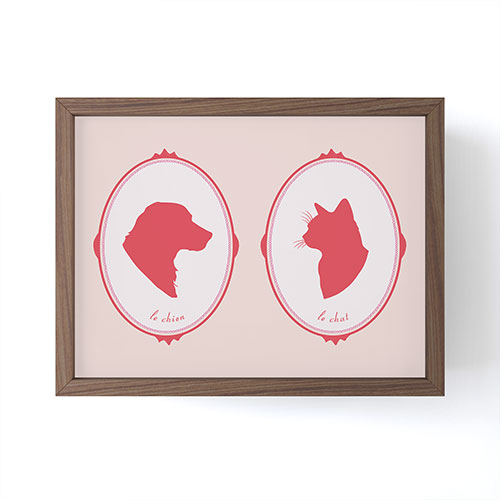 DENY Designs kit cameo Framed Mini Art Print