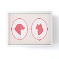 DENY Designs kit cameo Framed Mini Art Print
