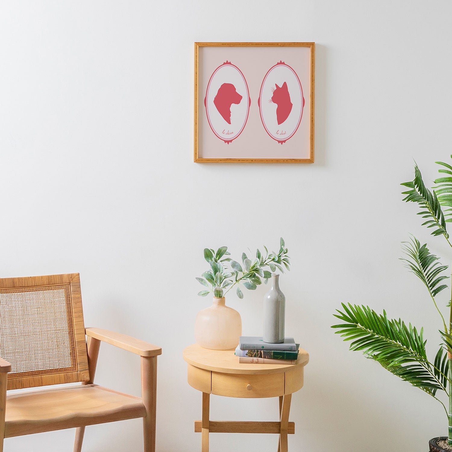 DENY Designs kit cameo Framed Wall Art
