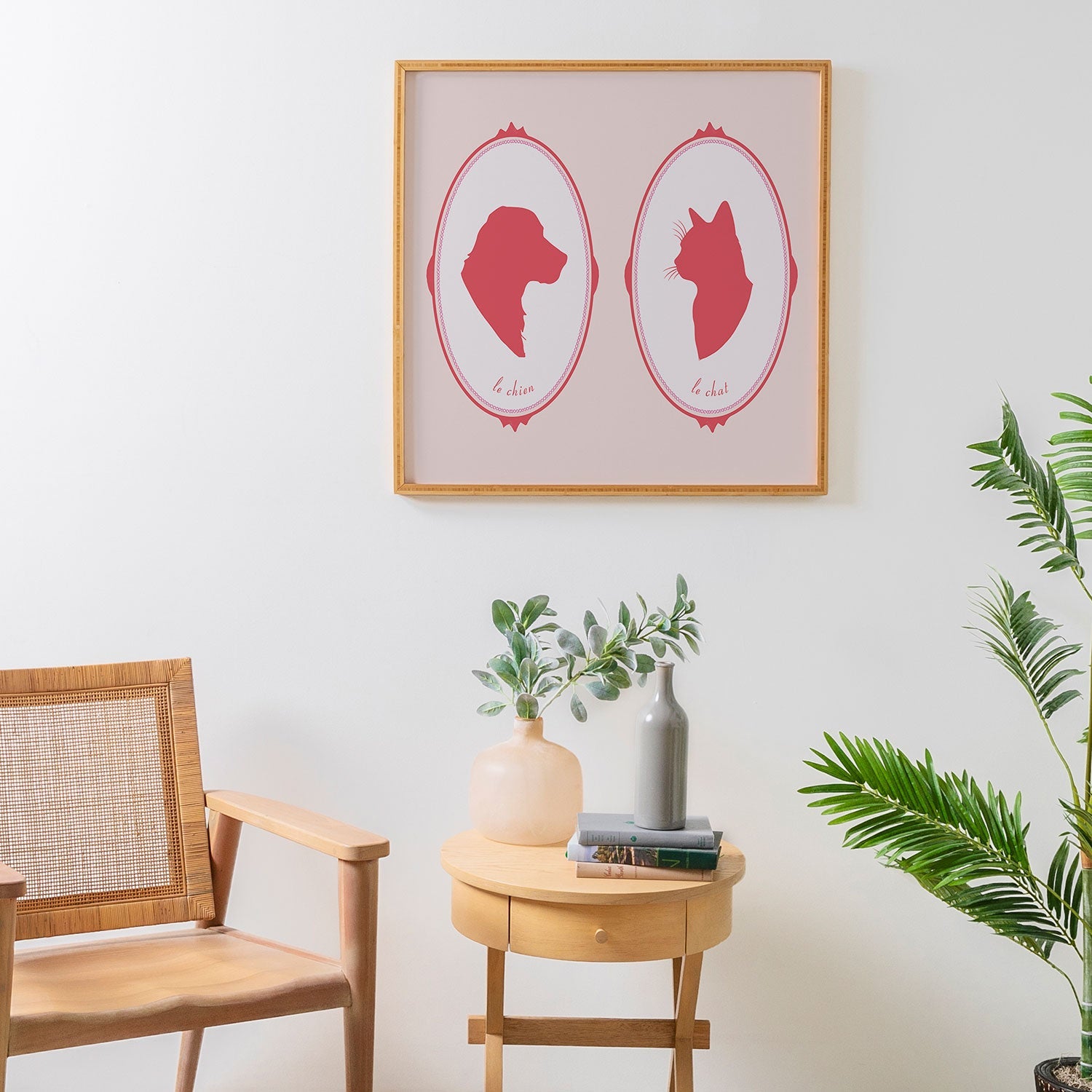 DENY Designs kit cameo Framed Wall Art