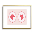 DENY Designs kit cameo Metal Framed Art Print