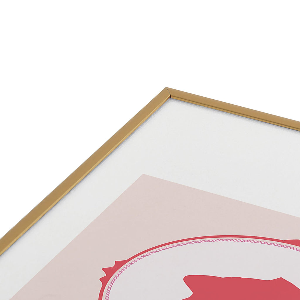 DENY Designs kit cameo Metal Framed Art Print
