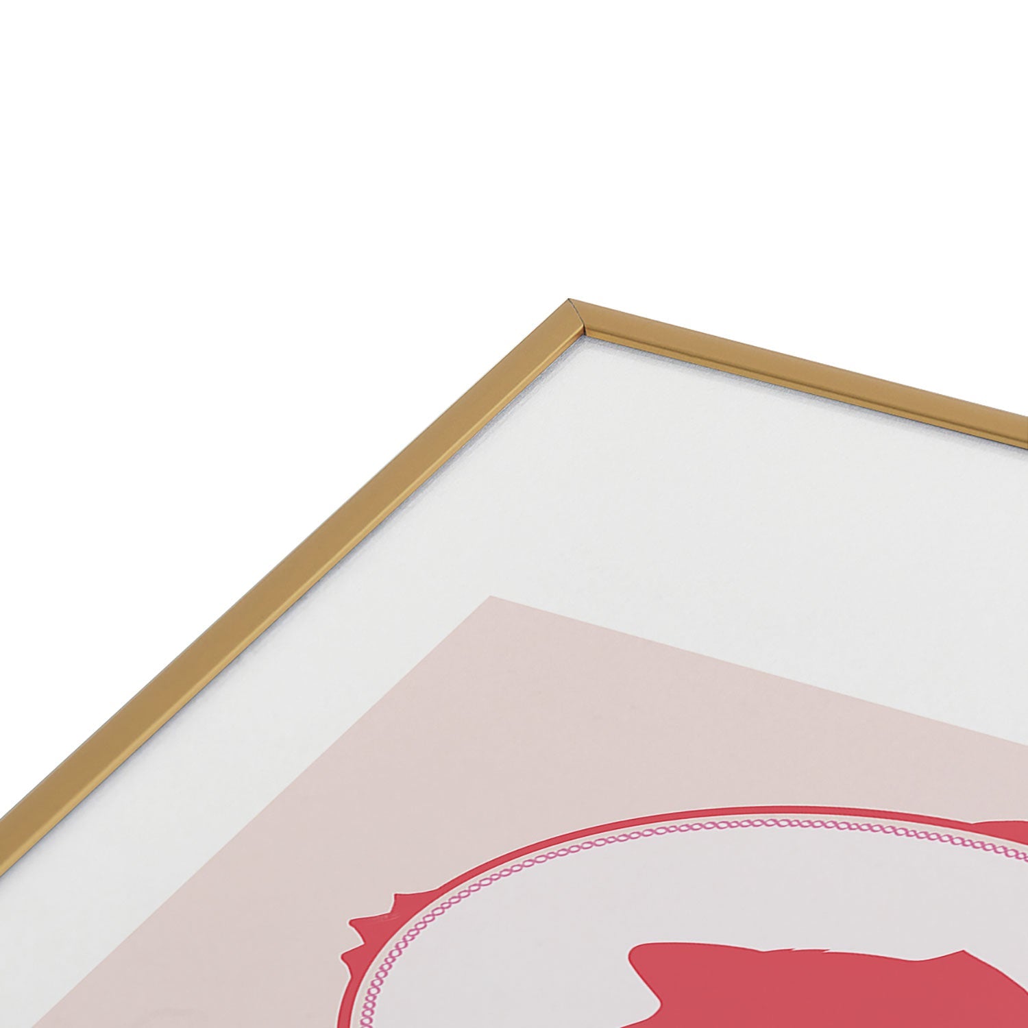 DENY Designs kit cameo Metal Framed Art Print