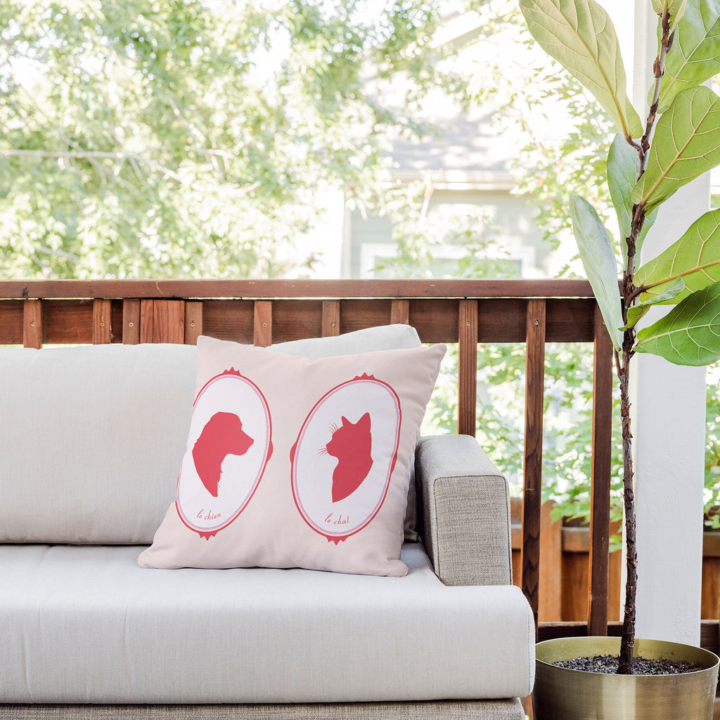 DENY Designs kit cameo Outdoor Throw Pillow