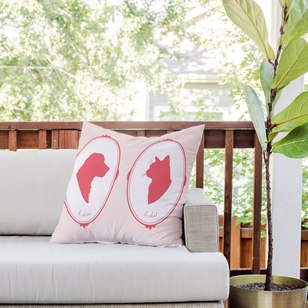 DENY Designs kit cameo Outdoor Throw Pillow