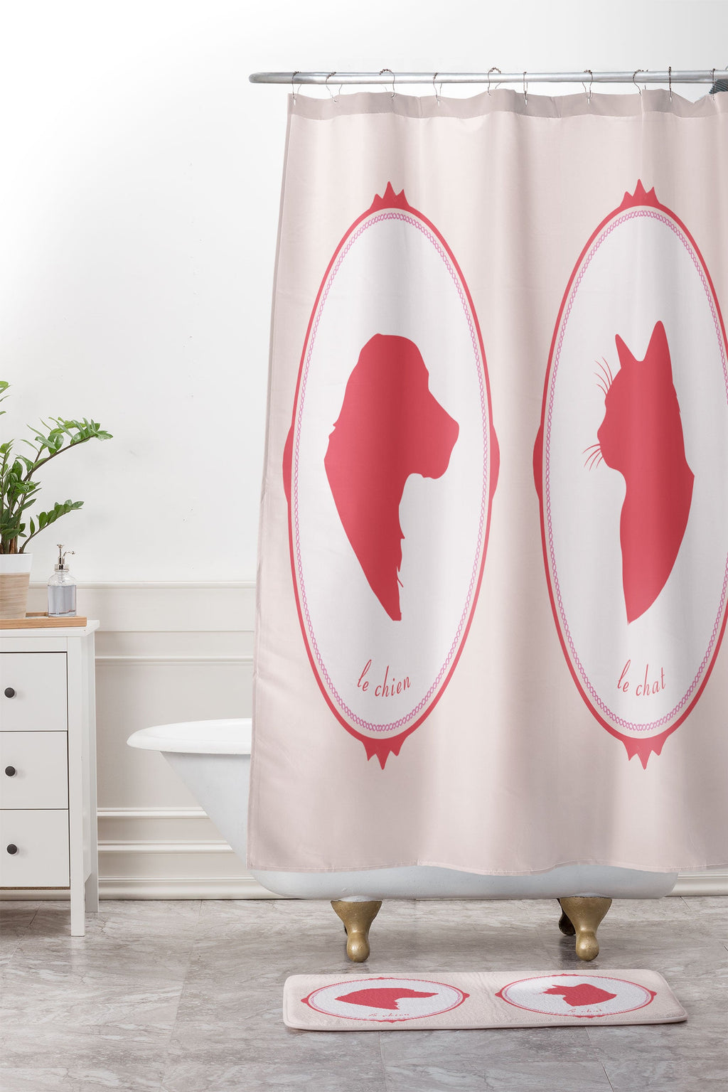 DENY Designs kit cameo Memory Foam Bath Mat