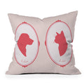 DENY Designs kit cameo Throw Pillow