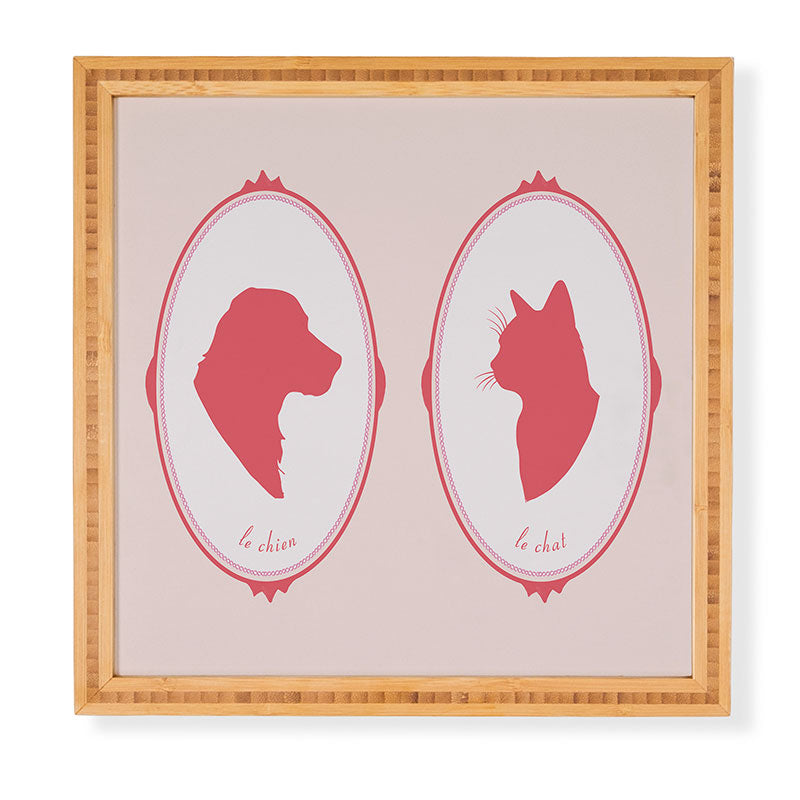 DENY Designs kit cameo Framed Wall Art