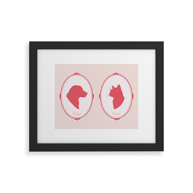 DENY Designs kit cameo Framed Art Print