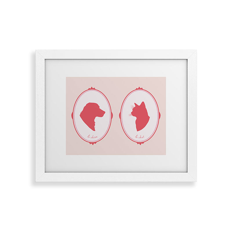 DENY Designs kit cameo Framed Art Print