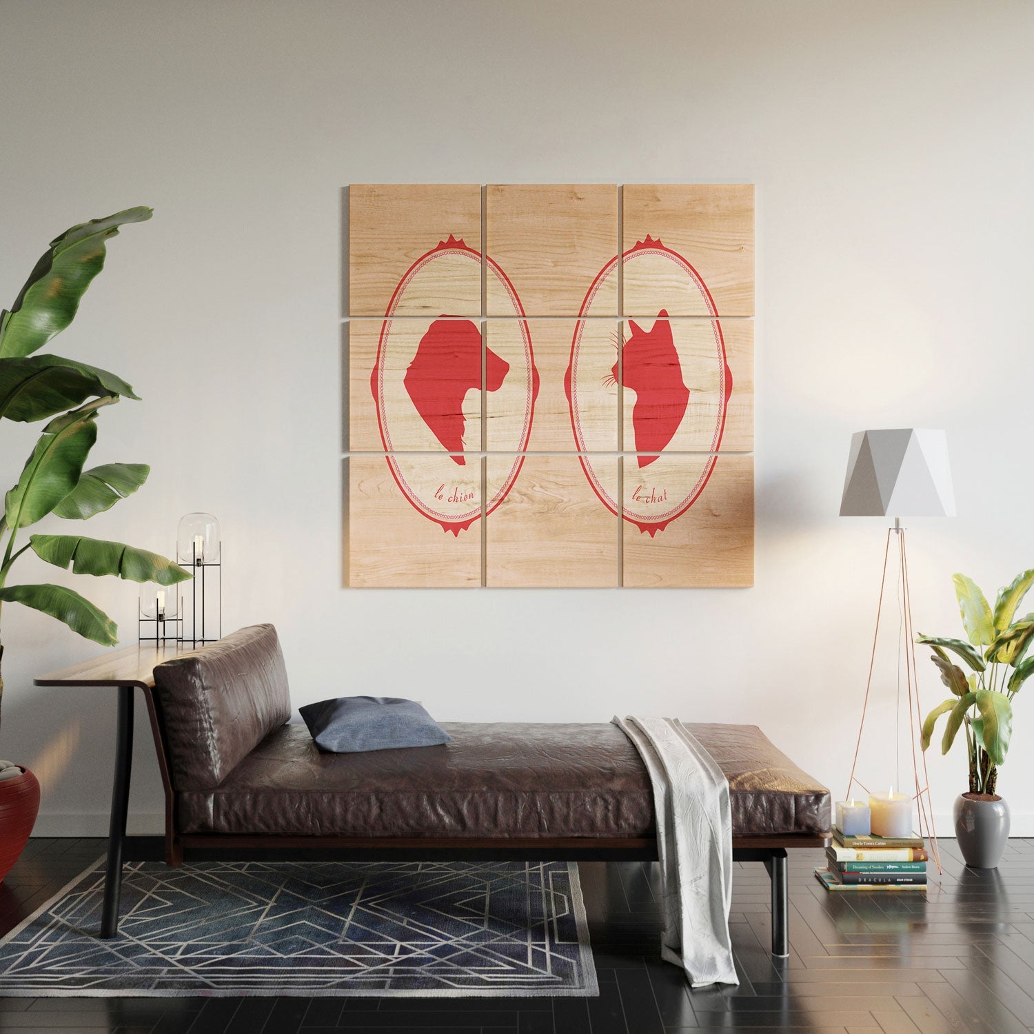 DENY Designs kit cameo Wood Wall Mural