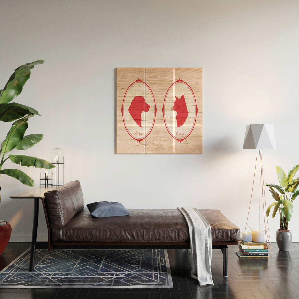DENY Designs kit cameo Wood Wall Mural