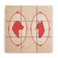 DENY Designs kit cameo Wood Wall Mural