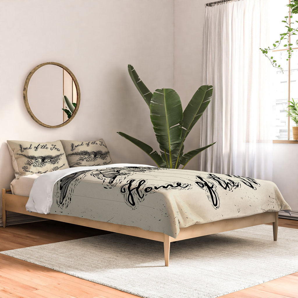 DENY Designs Land of the Free Eagle Comforter
