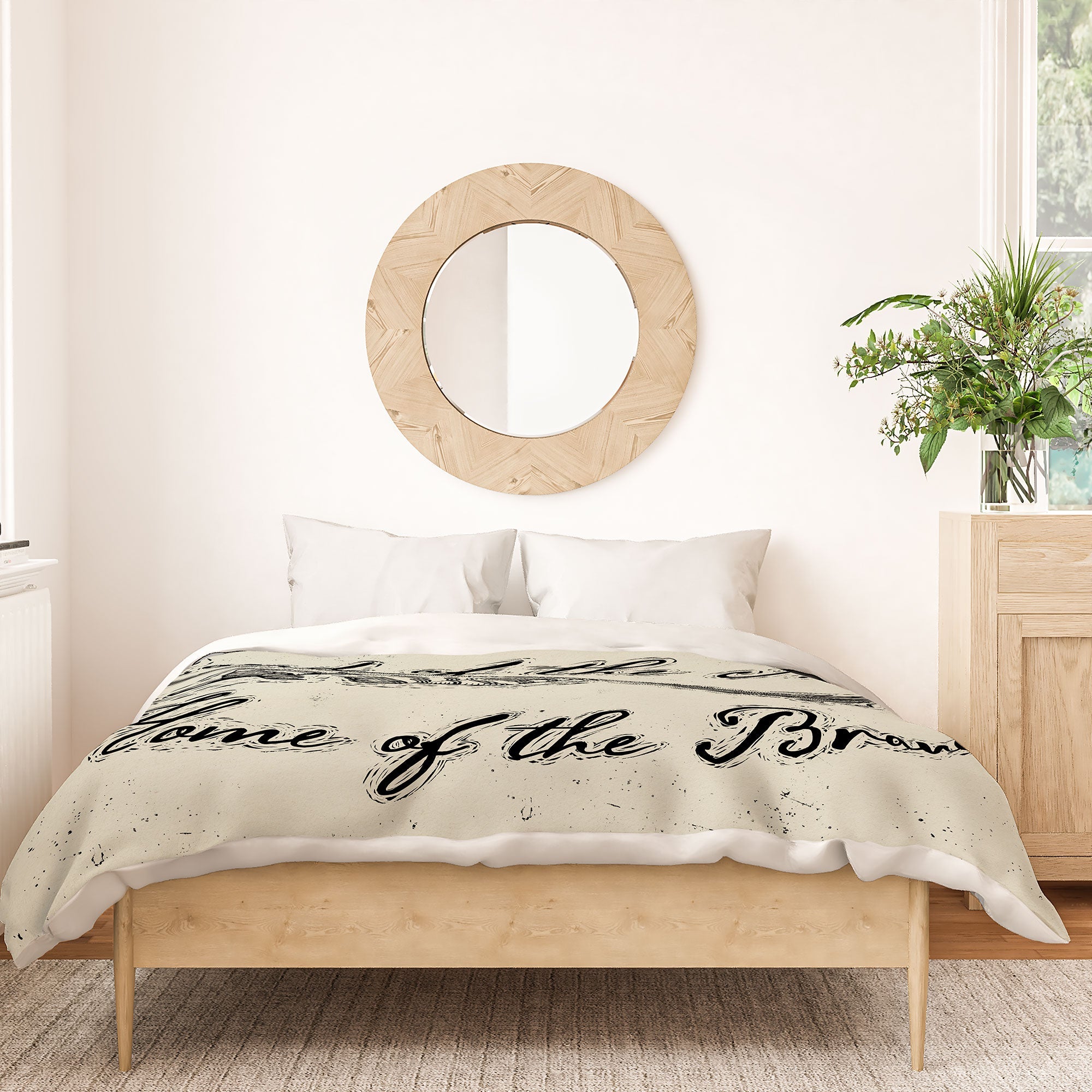 DENY Designs Land of the Free Eagle Duvet Cover