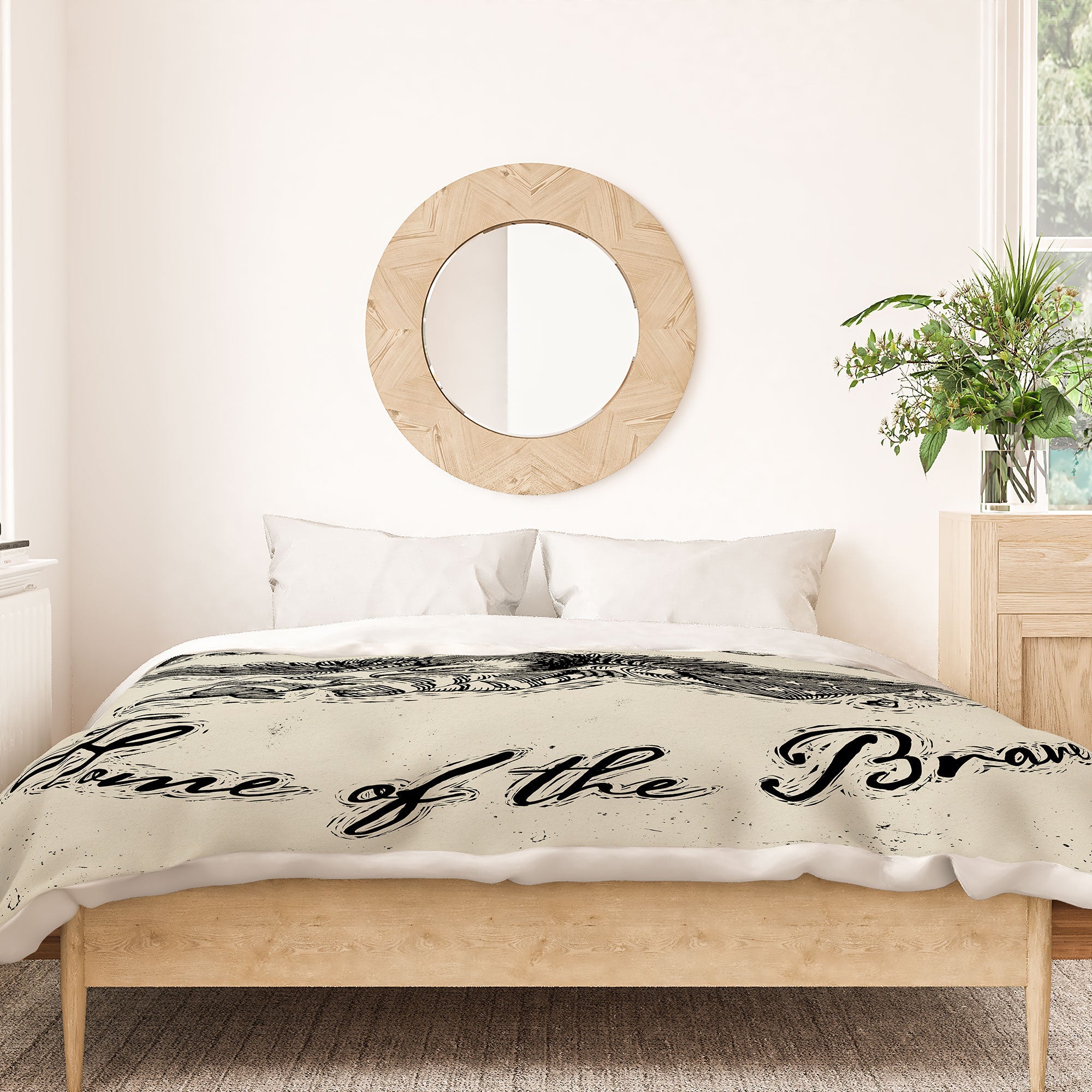DENY Designs Land of the Free Eagle Duvet Cover
