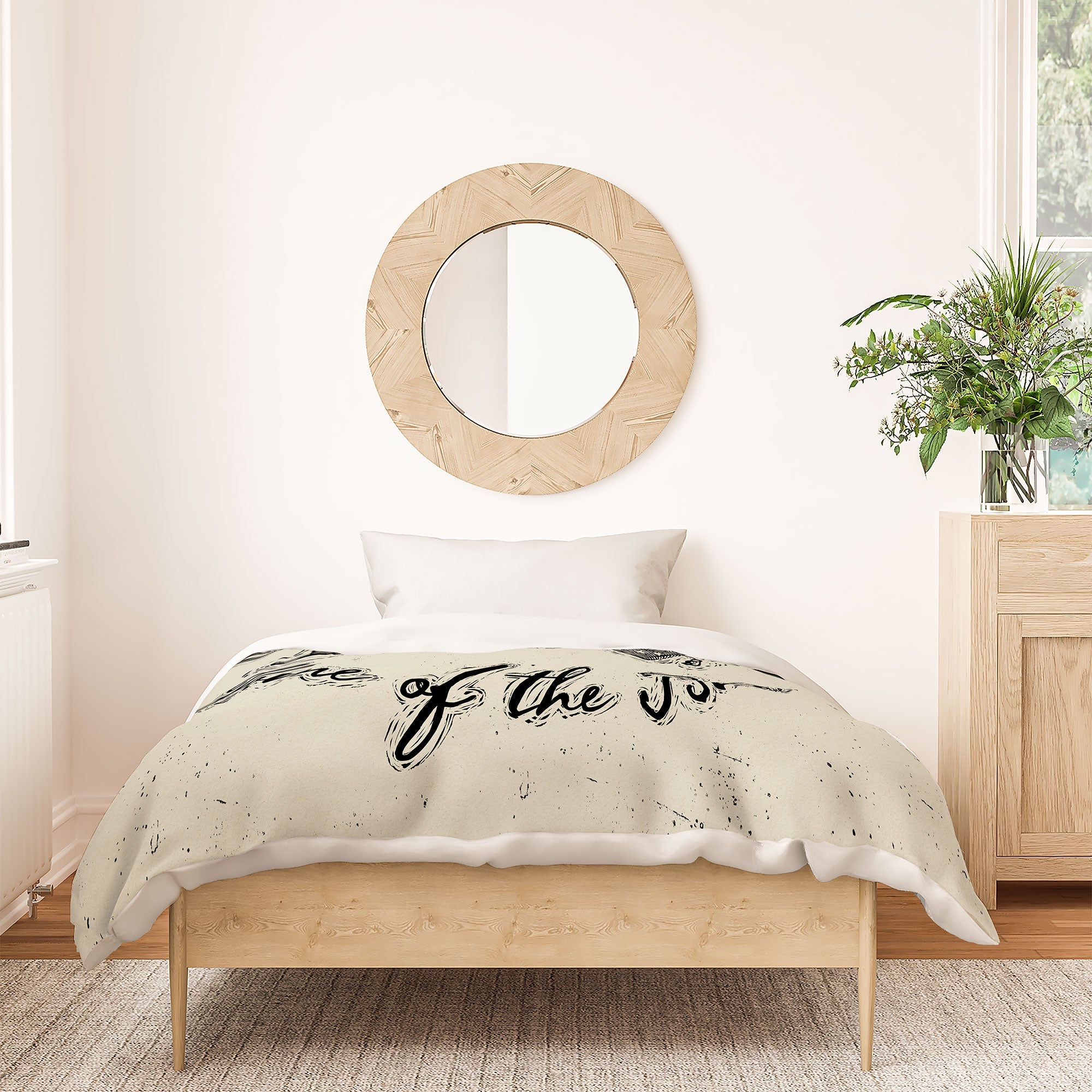 DENY Designs Land of the Free Eagle Duvet Cover