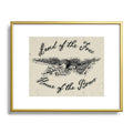 DENY Designs Land of the Free Eagle Metal Framed Art Print