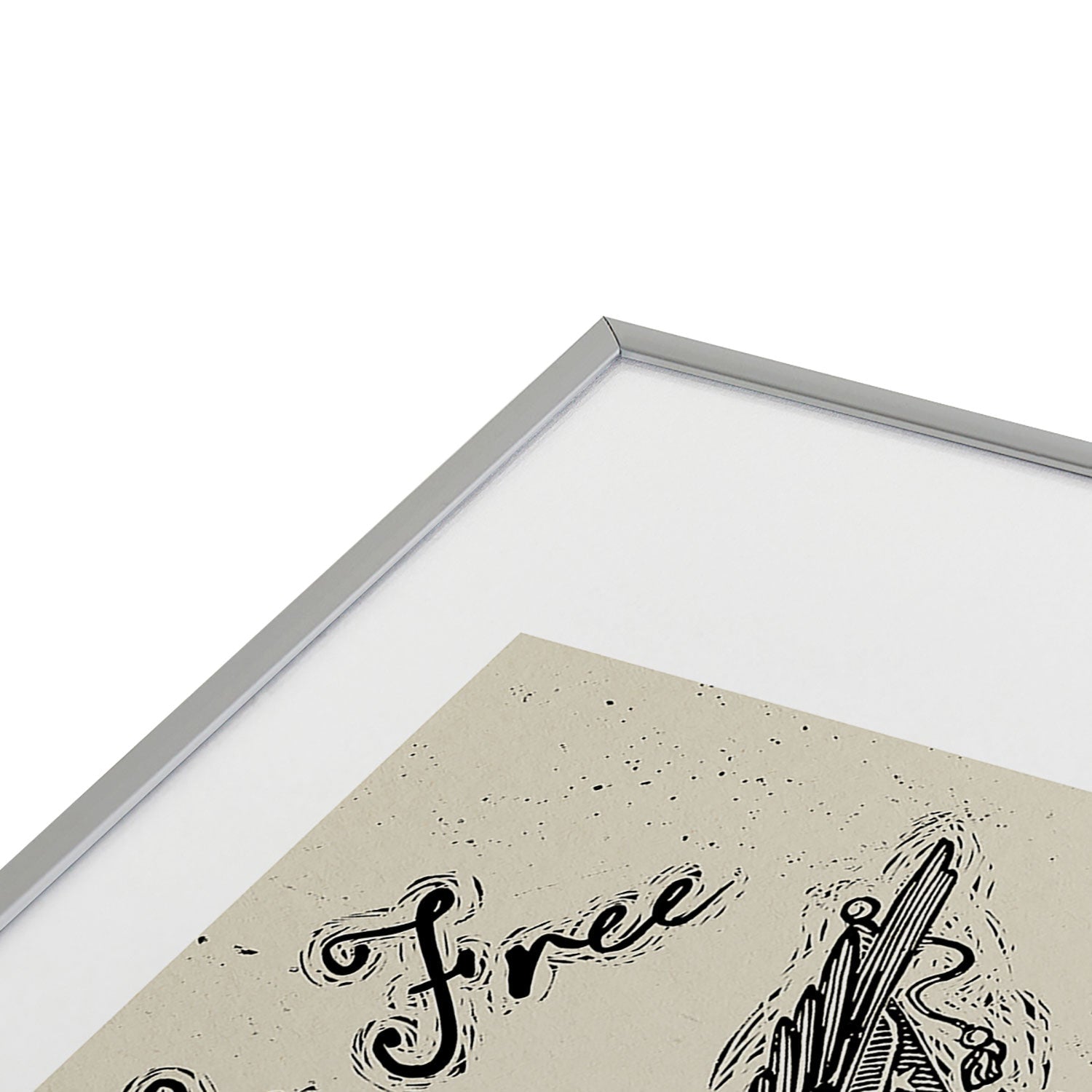 DENY Designs Land of the Free Eagle Metal Framed Art Print