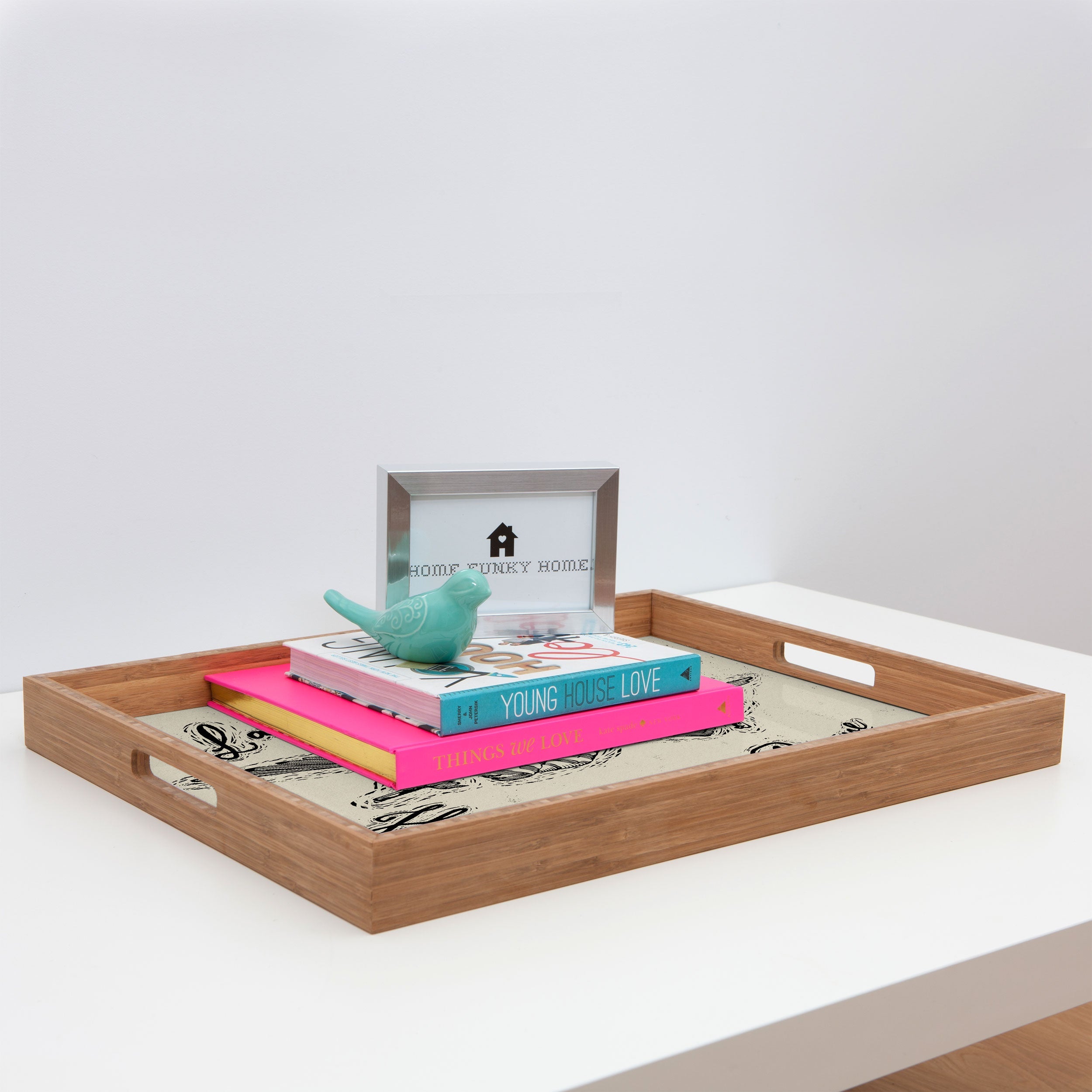 DENY Designs Land of the Free Eagle Rectangular Tray