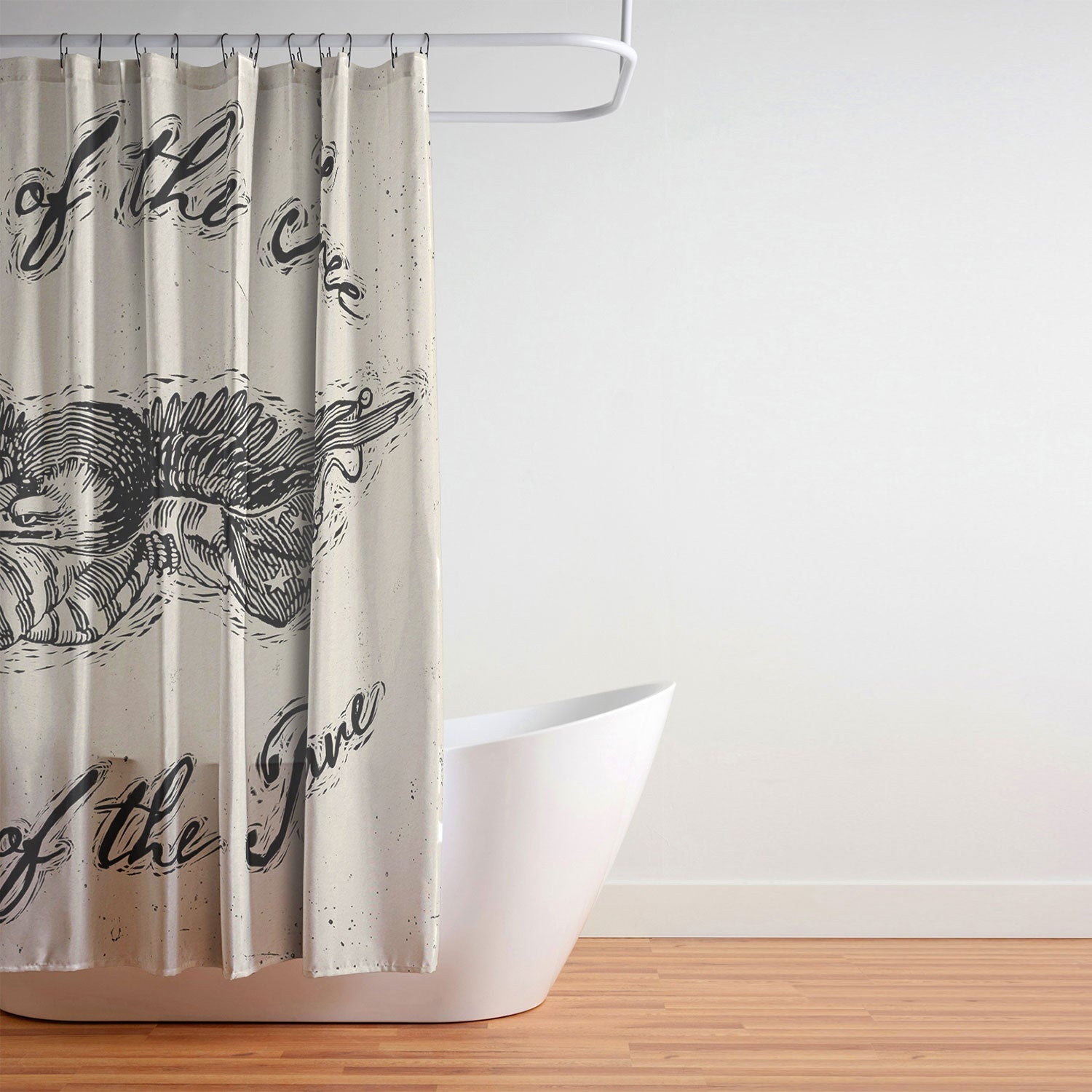 DENY Designs Land of the Free Eagle Shower Curtain