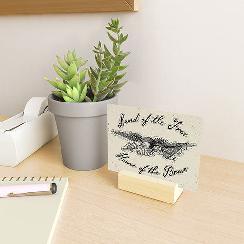 DENY Designs Land of the Free Eagle Mini Art Print