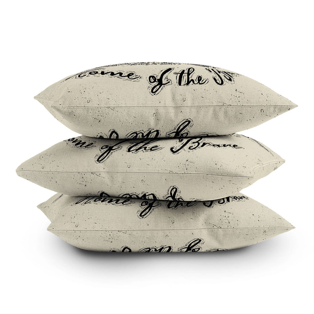 DENY Designs Land of the Free Eagle Outdoor Throw Pillow