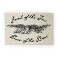 DENY Designs Land of the Free Eagle Welcome Mat