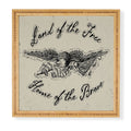 DENY Designs Land of the Free Eagle Framed Wall Art