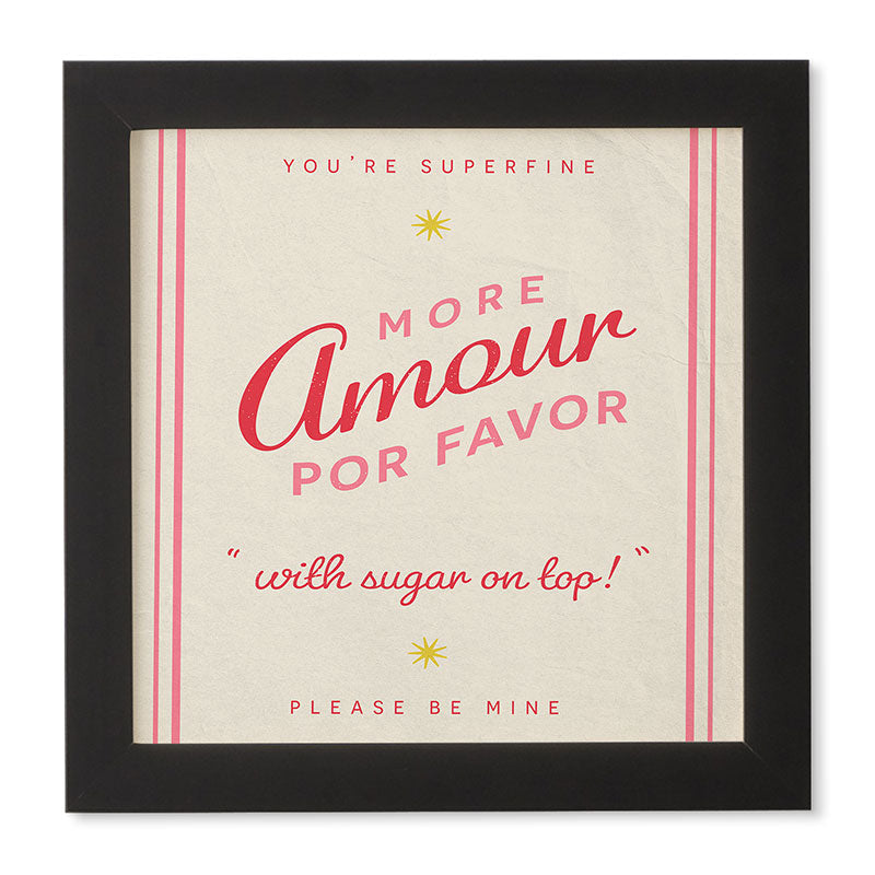 DENY Designs More Amour Framed Wall Art