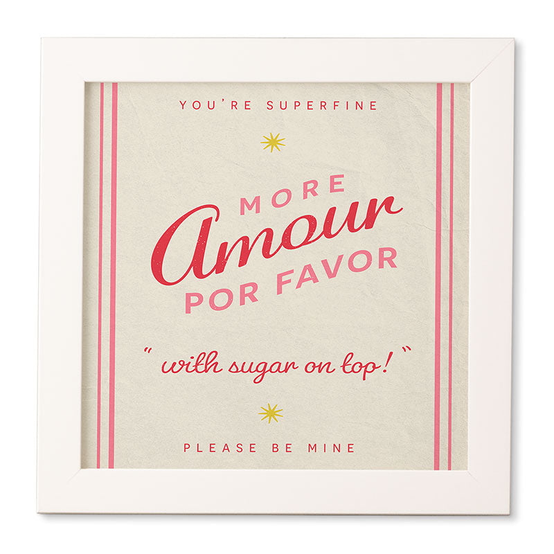 DENY Designs More Amour Framed Wall Art