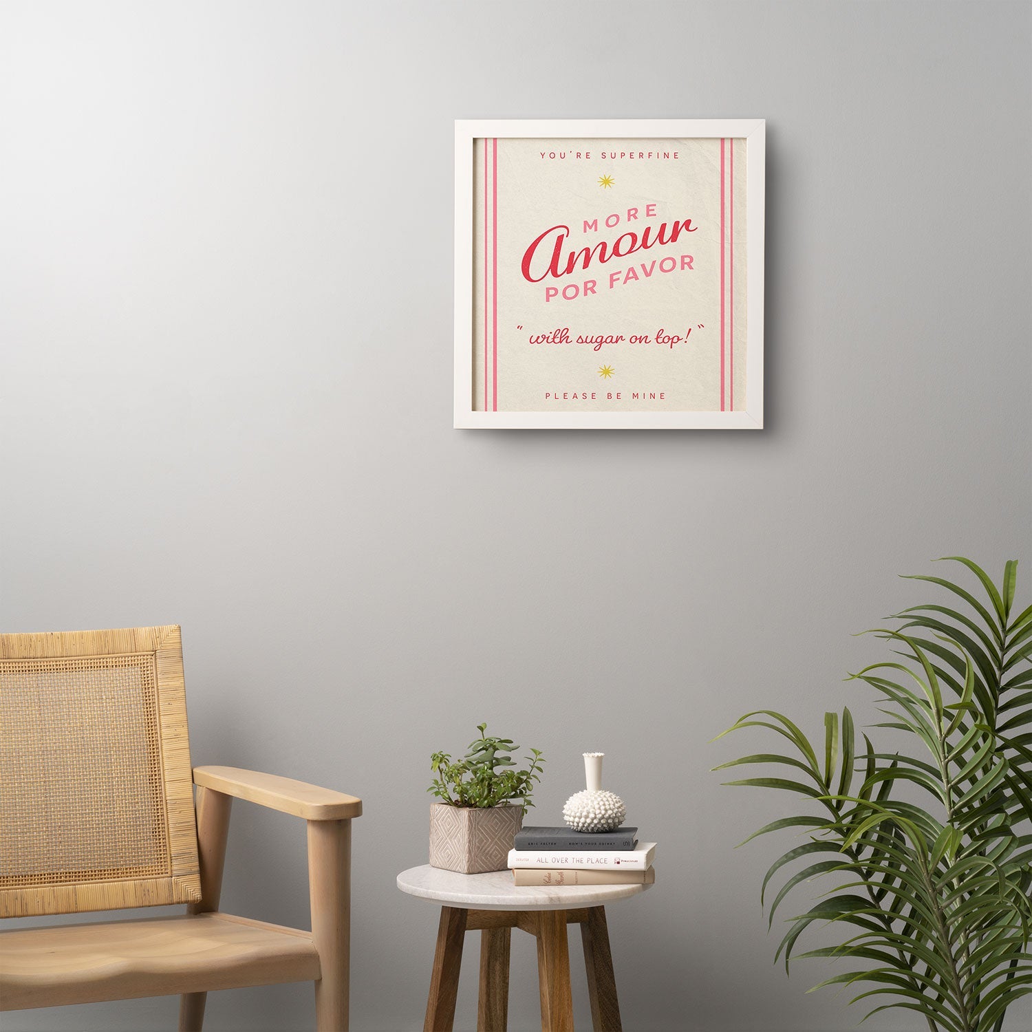 DENY Designs More Amour Framed Wall Art