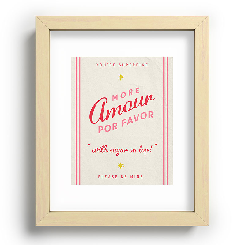 DENY Designs More Amour Recessed Framing Rectangle