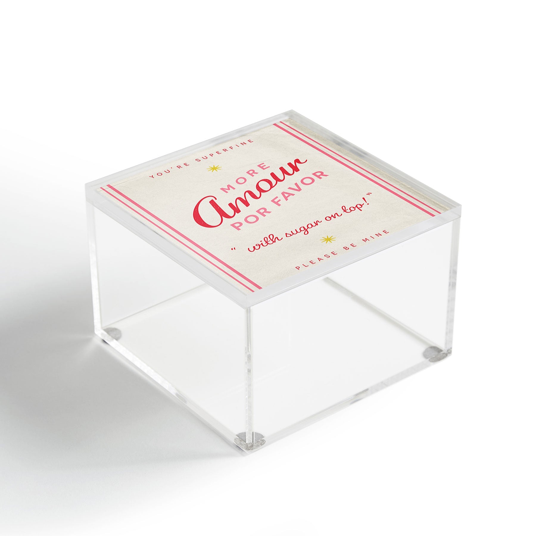 DENY Designs More Amour Acrylic Box
